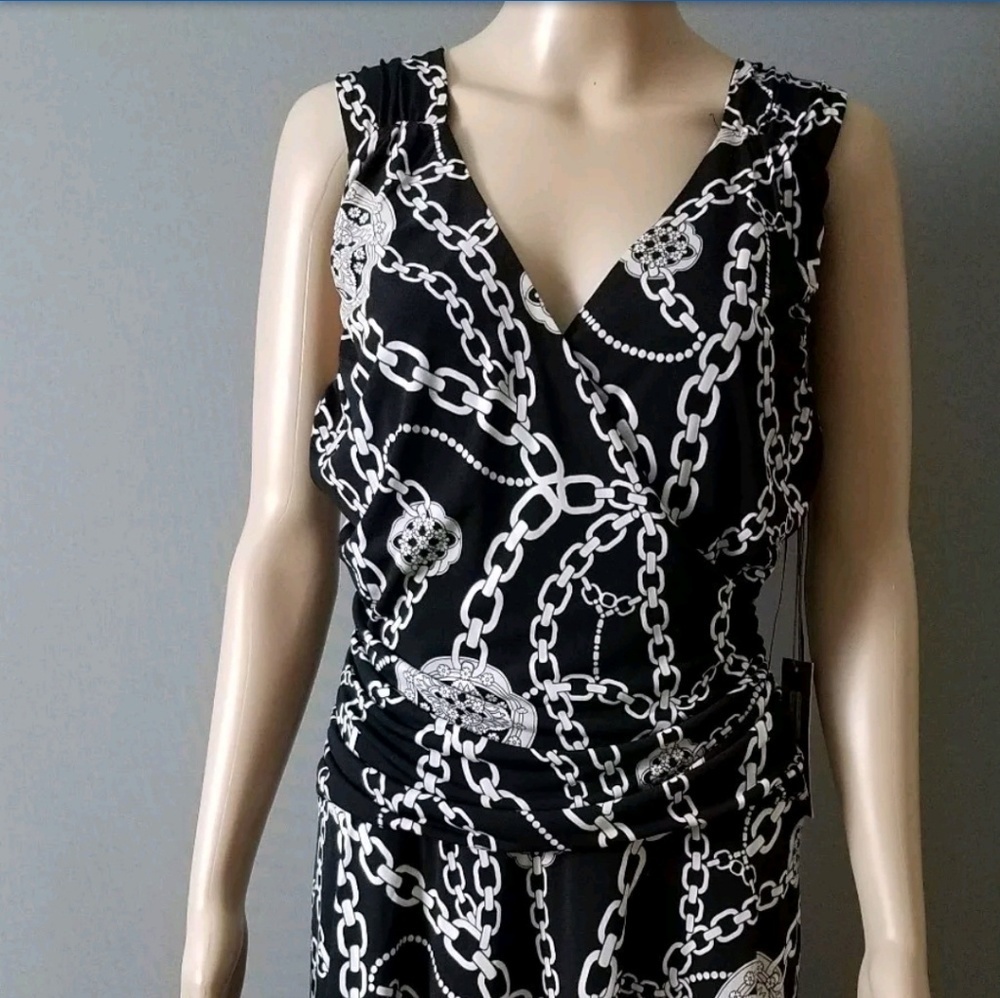 Jennifer Lopez black and white dress brand new